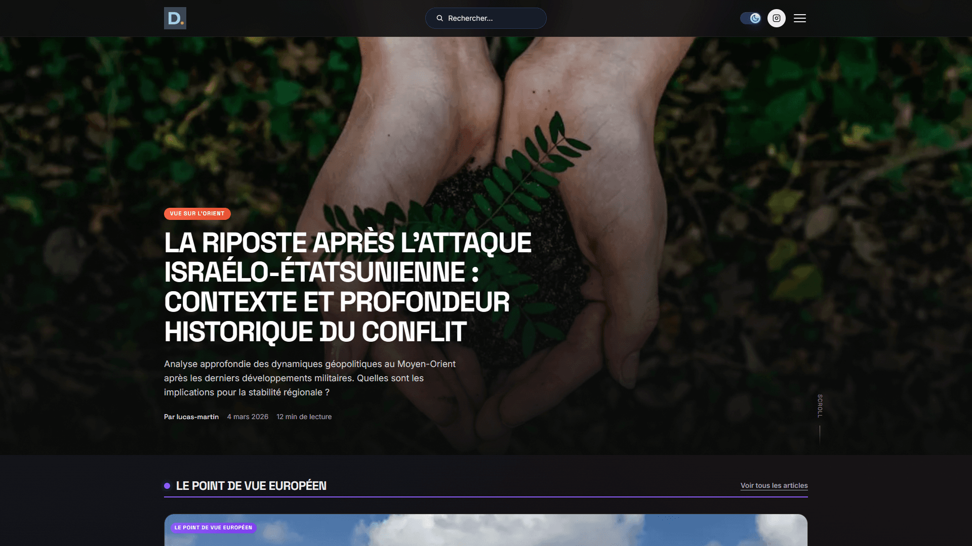 Aperçu du projet Diploactu